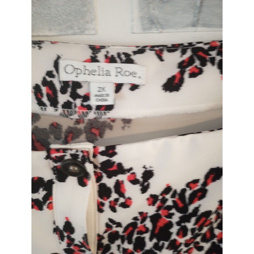 New Women's Ophelia Rose Dress Size 2xl Button up. Square neckline - Picture 4 of 5